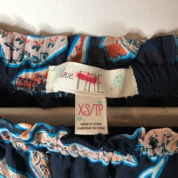 Love, Fire • Sz XS Multi Long Sleeve - Picture 3 of 5